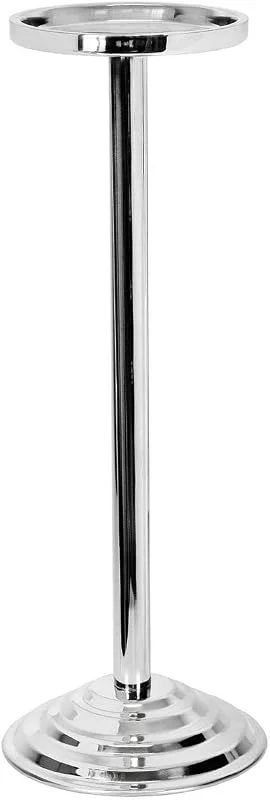 Besuche den EDZARD-Store EDZARD Sektkühlerständer Olbia (Höhe 62 cm) Edelstahl hochglanzpoliert — Wein und Festtafel