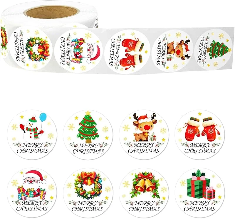 Marke: Genérico Weihnachtsaufkleber, einfach abzuziehen und aufzukleben — Geschenkverpackung