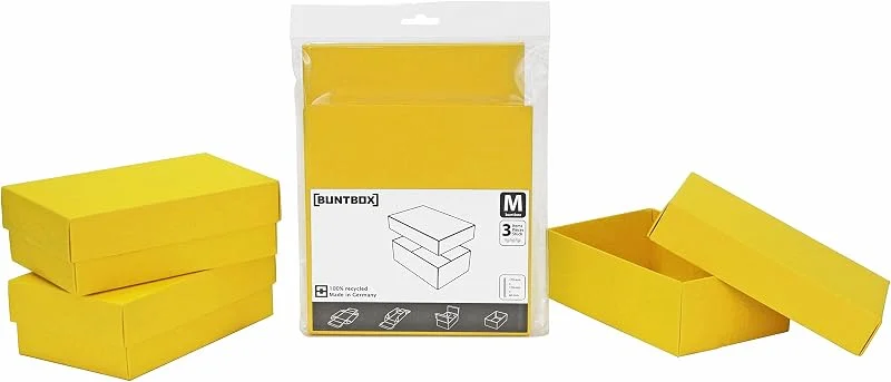 Marke: BUNTBOX Buntbox 70-22 - Kartonage Set 3-teilig, Größe M, Sonne — Geschenkverpackung