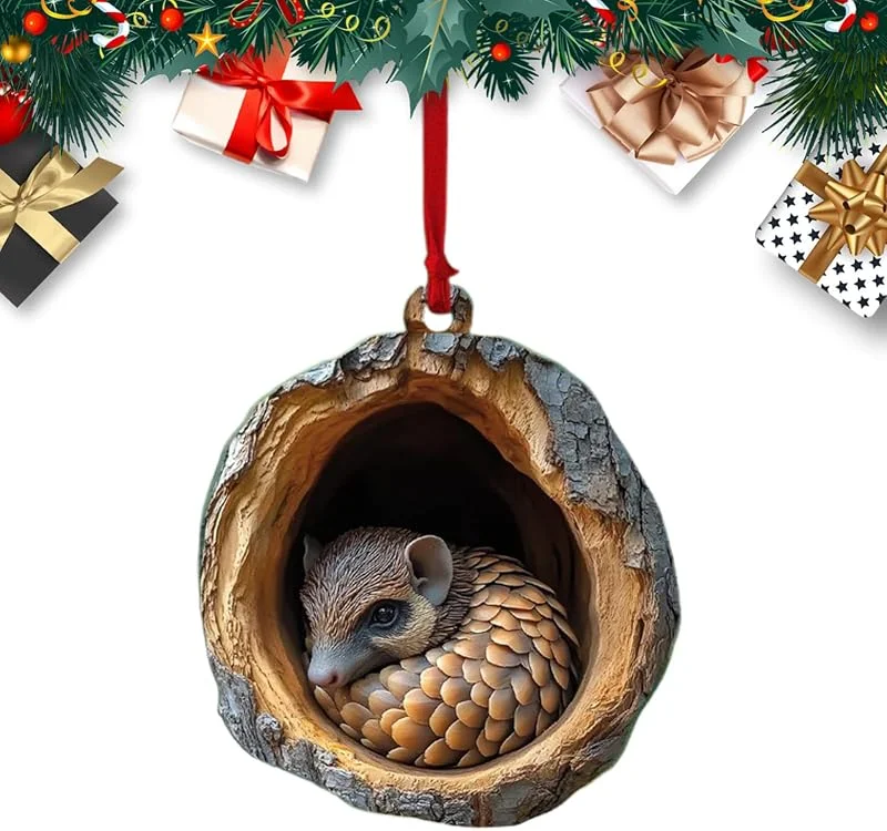 Marke: Generisch Weihnachtliche Tier Ornamente, 2D Acryl Deko Anhänger für Weihnachten, Dekoratives Hängebeschlag für Weihnachtsfeier Zuhause Dekoration Garten Fenster Tür Kaminsims — Weihnachtsdeko