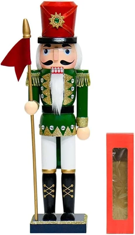 Marke: TAIZhiChen Nussknacker-Figur aus Weihtlich Nussknacker aus Traditionell Weihtsfigur für Weihten, Tischdeko, Kamin — Weihnachtsdeko