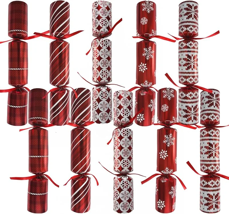 Marke: Wogueish 10 Pcs Weihnachten No-snap Party Tisch Favors, themed Holiday Supplies mit Party Hut, kleines Geschenk im Inneren für Kinder Erwachsene Weihnachten Geschenks (traditionell) — Advent und Tisch