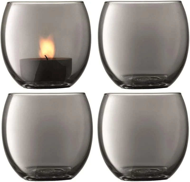 Marke: LSA International LSA Zinc Teelichthalter H6.5cm Zink Lichtdurchlässig — Kerzenlicht Abendessen