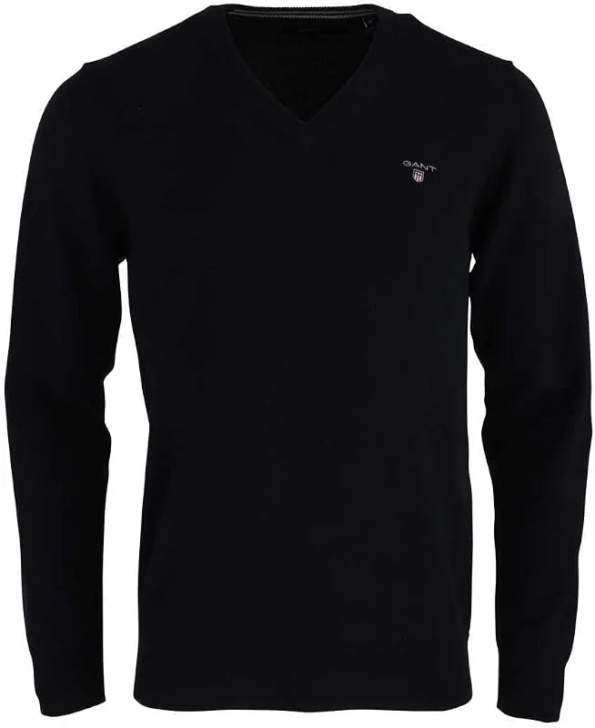 Gant Herren Md. Extrafine Lambswool V-Neck Pullover — Weihnachtsmode