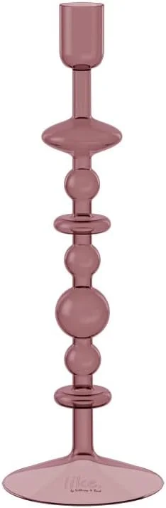 Besuche den like. by Villeroy & Boch-Store like. by Villeroy & Boch Like Home Kerzenständer, 8x8x27 cm, lila — Kerzenlicht Abendessen