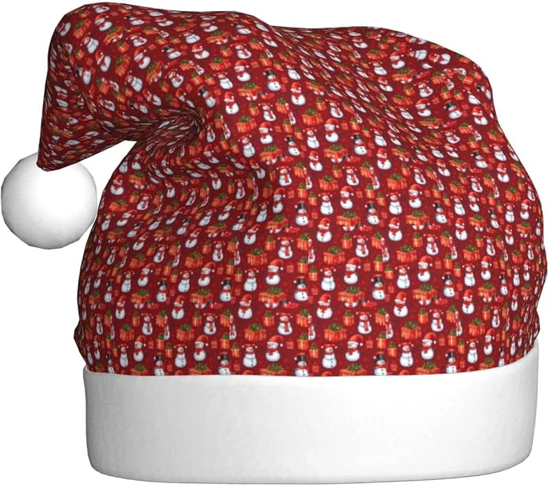 Marke: Tamiger Weihnachtsmützen mit niedlichem Schneemann-Aufdruck, saisonal — Weihnachtsmode