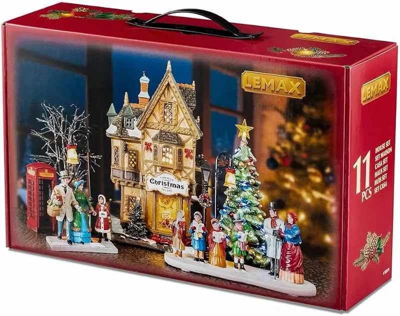 Marke: Lemax Lemax - Tannenbaum Christmas Shoppe Set — Weihnachtsdeko