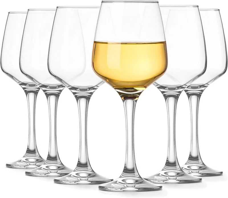 Besuche den Glasmark KROSNO 1992-Store Glasmark KROSNO 1992 Weißweingläser Weingläser Set 6 Stück 270 ml Transparent Spülmaschinenfest — Wein und Festtafel