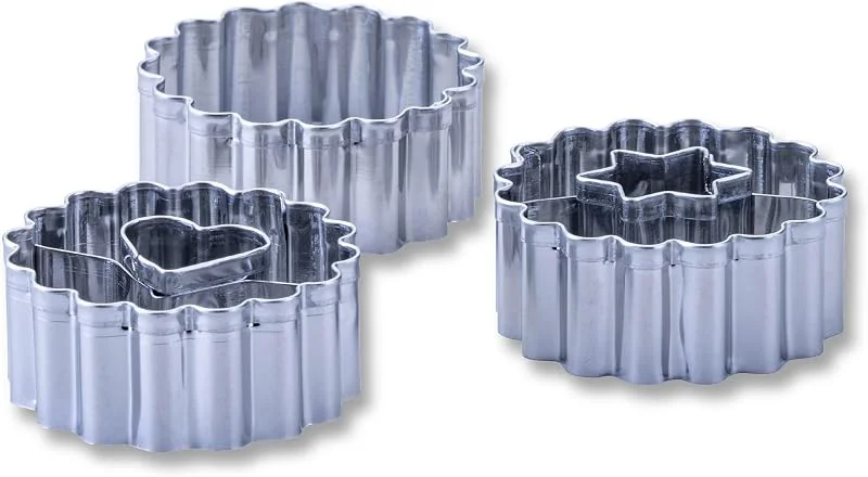Besuche den Zenker-Store Zenker Ausstecher-Set Linzer Herz und Stern aus Edelstahl – Perfekt für Weihnachtskekse, 3-teilig, inkl. Geschenkverpackung, spülmaschinengeeignet und rostfrei – The Christmas Candy Shop — Weihnachtskueche