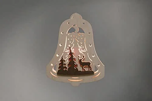 Besuche den Rudolphs Schatzkiste-Store Fensterbild Waldmotiv Höhe ca 28, 5 cm NEU Bild Wald Forst Motivleuchte Lichtbogen Schwibbogen Holz Erzgebirge Beleuchtung Weihnachten Geschenke Weihnachtsmann Weihnacht Stern — Weihnachtsdeko