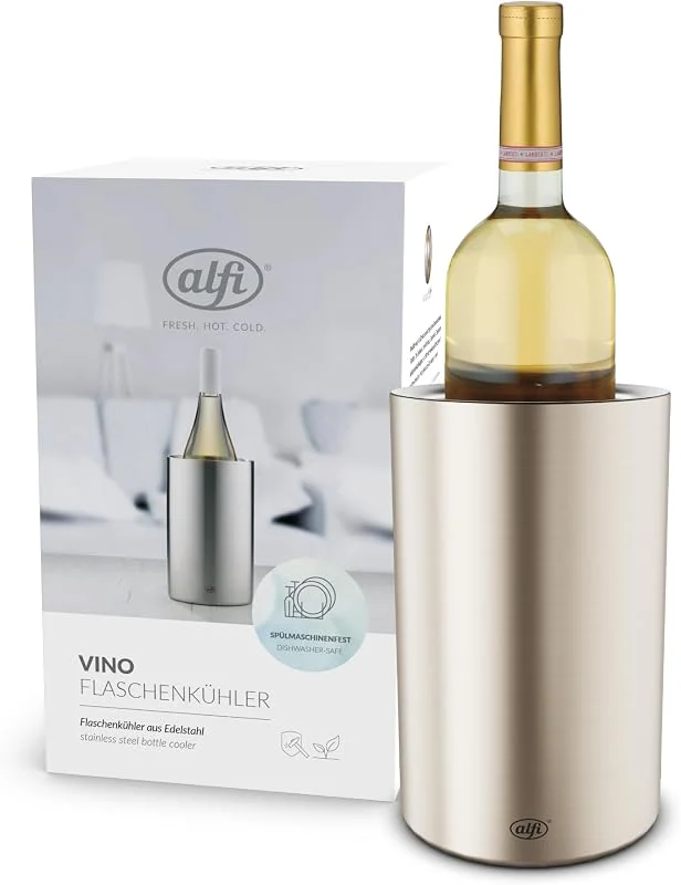 Besuche den alfi-Store alfi VINO Flaschenkühler Edelstahl 0, 70-1, 00 l, champagner — Wein und Festtafel