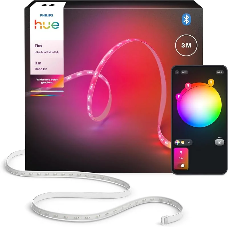 Philips Hue Flux UltraBright LED-Lightstrip, Innenbeleuchtung, 3m — Weihnachtsbeleuchtung