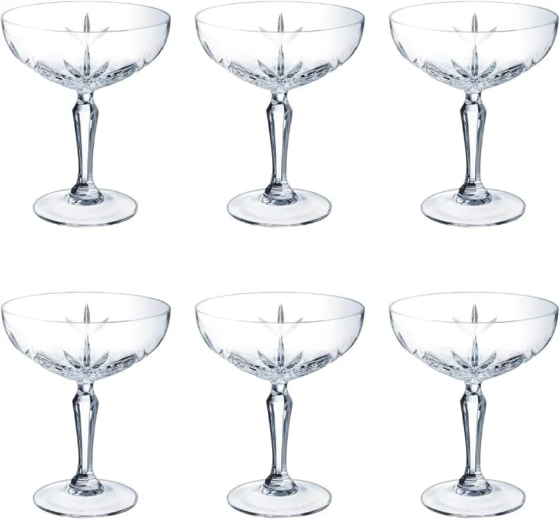 Marke: Arcoroc Arcoroc ARC P8796 Broadway Sektschale, Sektglas, 250ml, Glas, transparent, 6 Stück — Wein und Festtafel