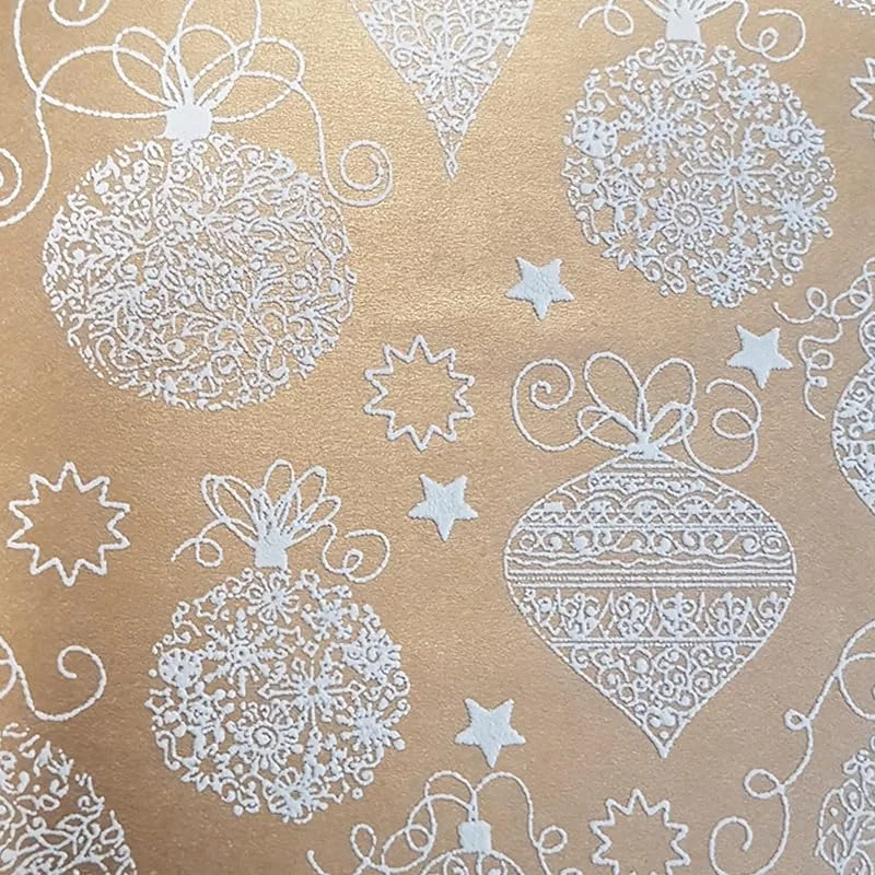 Marke: STAR STAR Geschenkpapier 70cm x 2m Rolle mit Weihnachtsmotiv 3D Foam — Geschenkverpackung