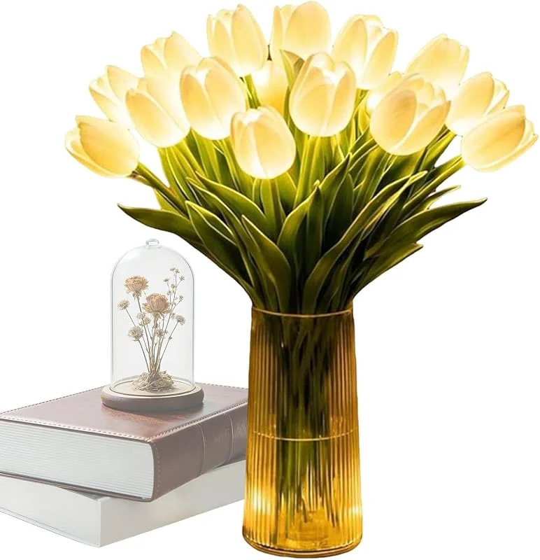 Marke: Veasbuu Blumenleuchte Dekorative Romantische Florale Dekoration — Kerzenlicht Abendessen