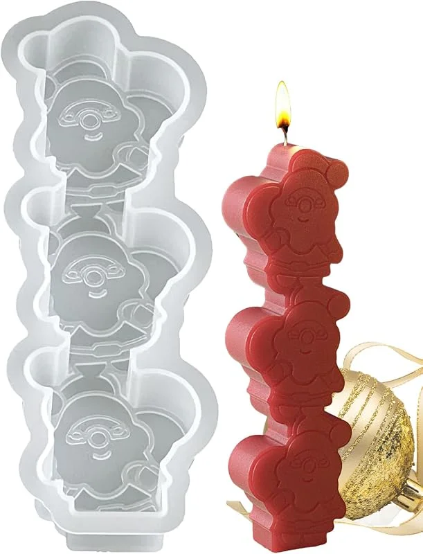 Marke: Veasbuu Weihnachts-Schokoladenformen, 3 Mulden, Silikon — Weihnachtskueche