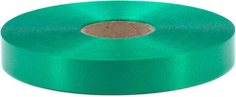 Marke: Star Geschenkband Ringelband 19mm x 100m wasserfest - 30 FARBEN in 5, 10, 19, 31, 50mm - Dekoband aus Kunststoff - Polyband zum Basteln von Weihnachtssternen und Autoschleifen - Grün — Geschenkverpackung