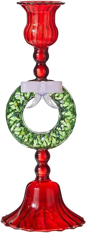 Besuche den BUTLERS-Store BUTLERS Kerzenständer Glas Kranz - MERRY & BRIGHT — Kerzenlicht Abendessen